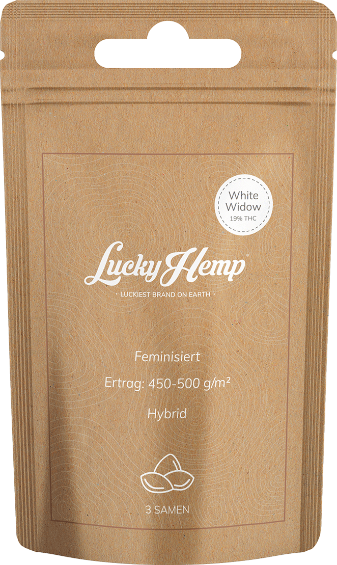 White Widow Samen Feminisiert bedruckt
