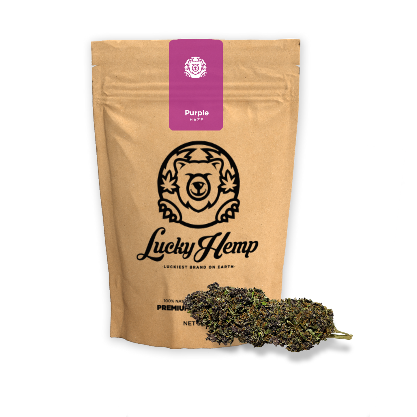 Purple Haze Ökopack Blüten Lucky Hemp