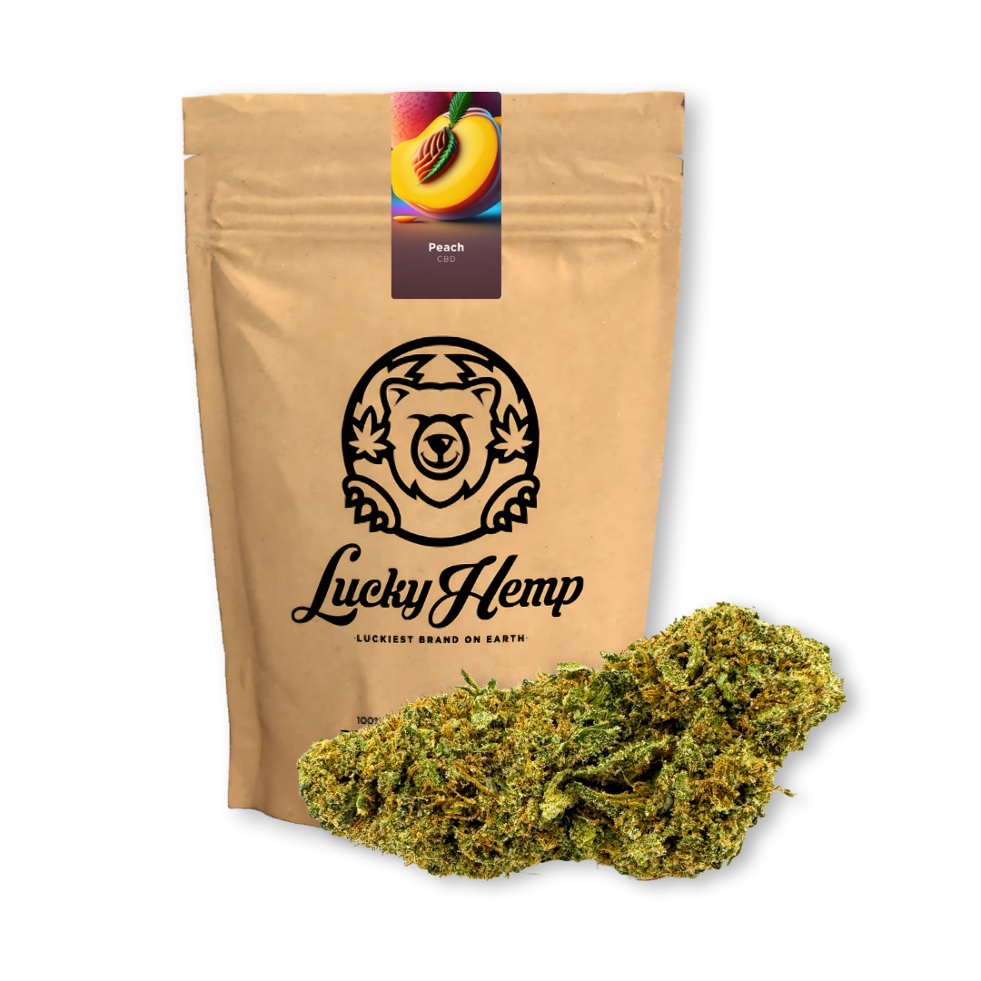 Peach Kush Blüten Lucky Hemp